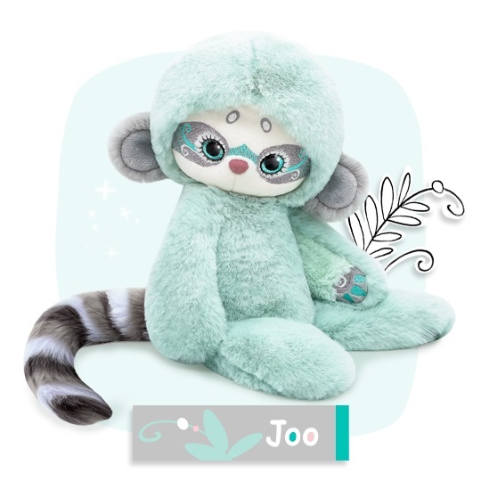 

Мягкая игрушка из серии Lori Colori – Джу, мятный, 30 см