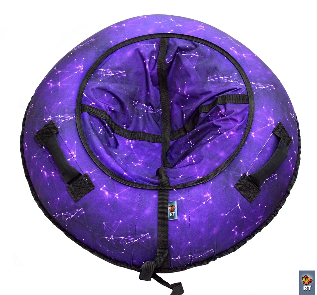 Санки надувные ™RT - Созвездие фиолетовое, диаметр 105 см  