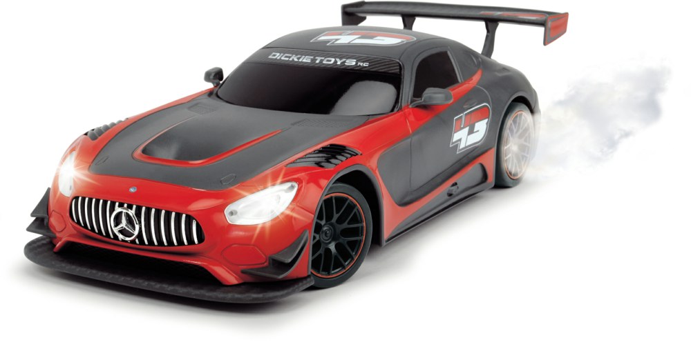 

Машинка Mercedes-AMG GT3 на радиоуправлении, с дымом