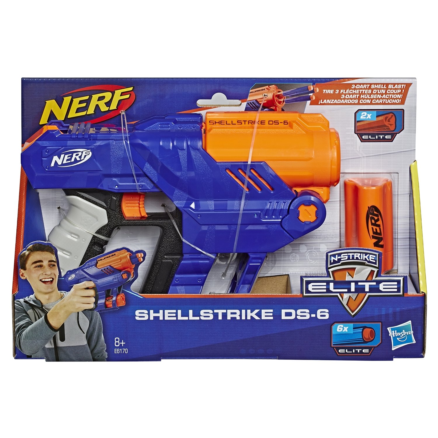 Nerf Нерф Элит. Игровой набор - Шеллстрайк DS6 Страйф  