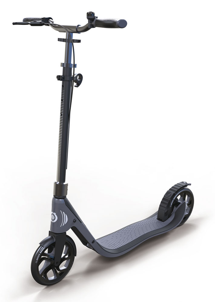 

Самокат Globber One Nl 205 Deluxe, черно-серый