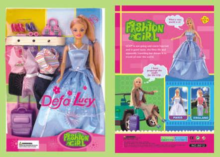 Кукла Defa с нарядами и аксессуарами, 29 см  