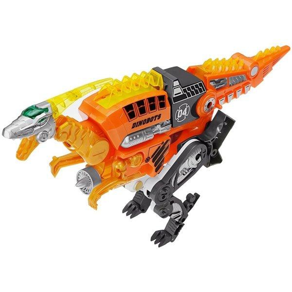 Робот-бластер Dinobots 2 в 1 - Велоцираптор, оранжевый  