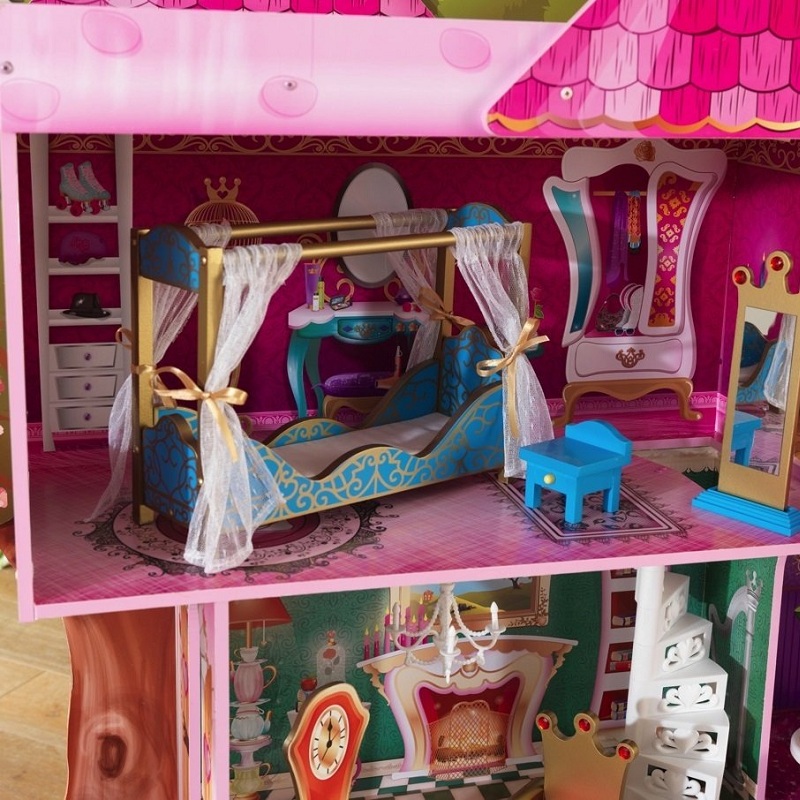 Замок-дом для кукол Winx и Ever After High - Книга Сказок  с мебелью  