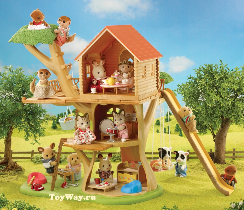 Дерево-дом для Sylvanian Families  