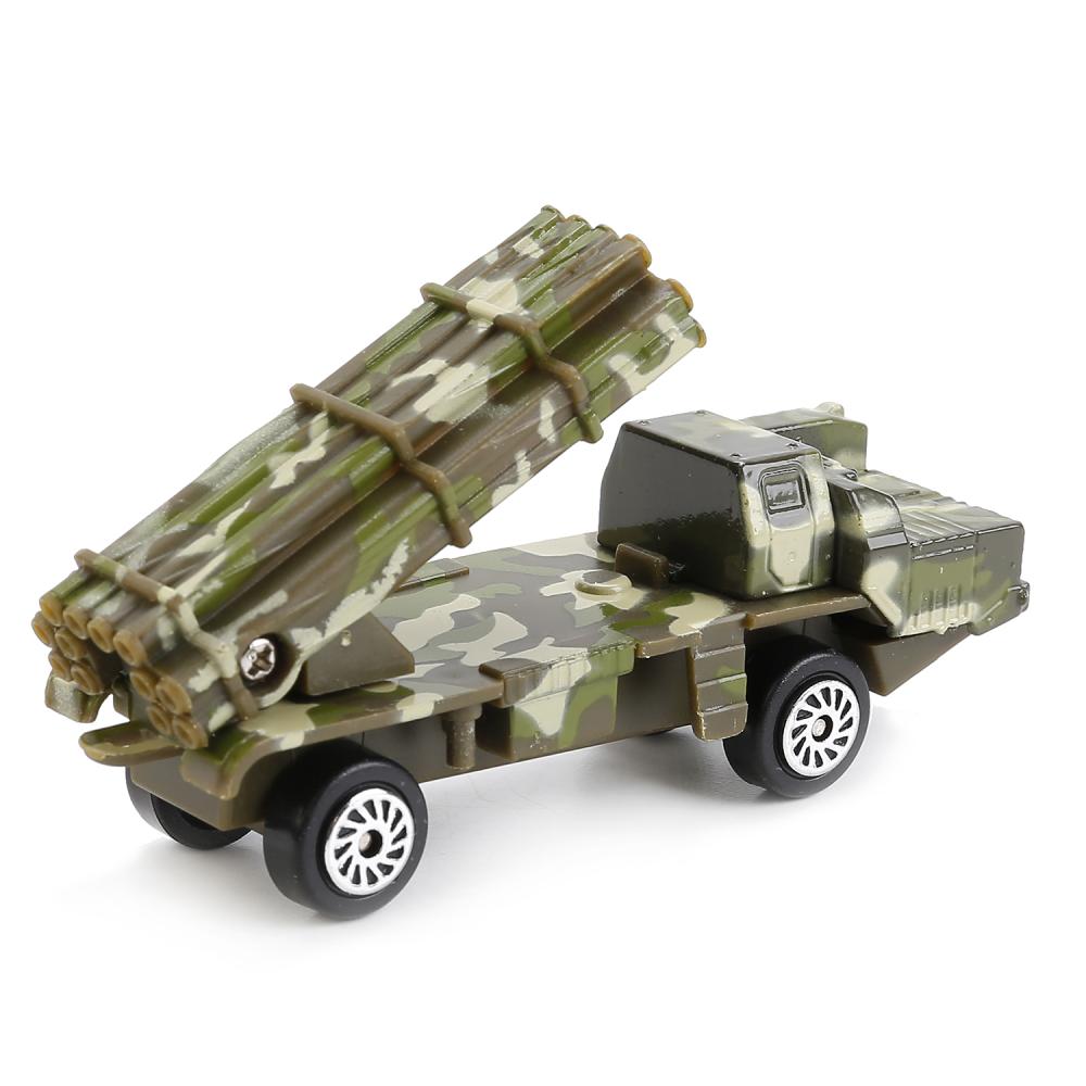 Коллекционная металлическая модель из серии Военная техника - РСЗО Смерч/Тополь 7,5 см   