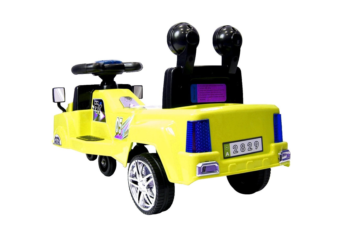 Машинка-каталка Twister yellow Y-Scoo, 3702RT 