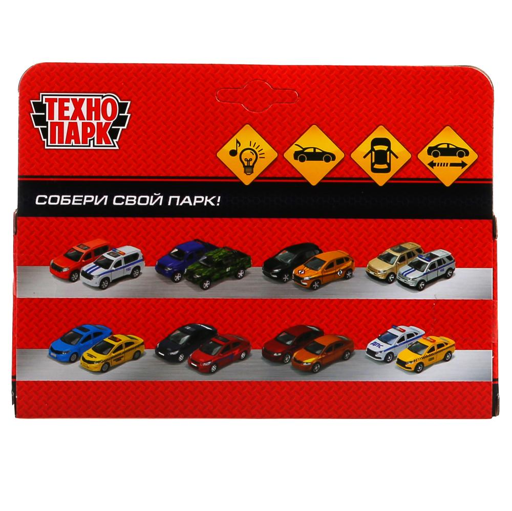 Машина Полиция Lada 21099 Спутник 12 см свет-звук двери открываются металлическая  