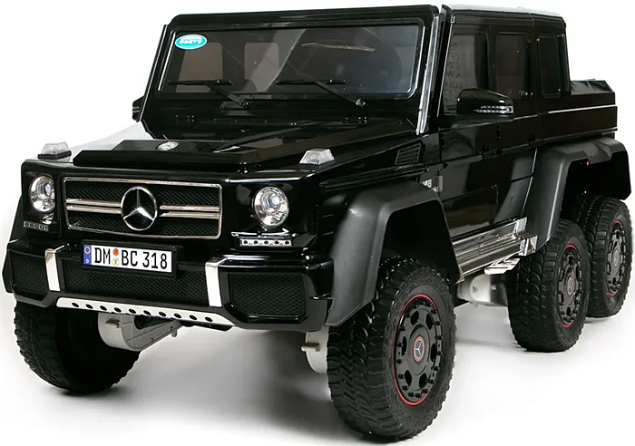 

Электромобиль ToyLand Mercedes Benz G63 6х6, цвет - черный