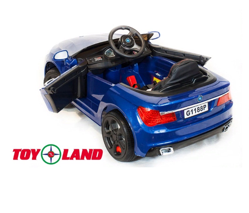 Электромобиль ToyLand BMW 5 синего цвета  