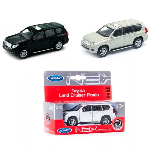 Модель машины - Toyota Land Cruiser Prado, масштаб 1:34-39  