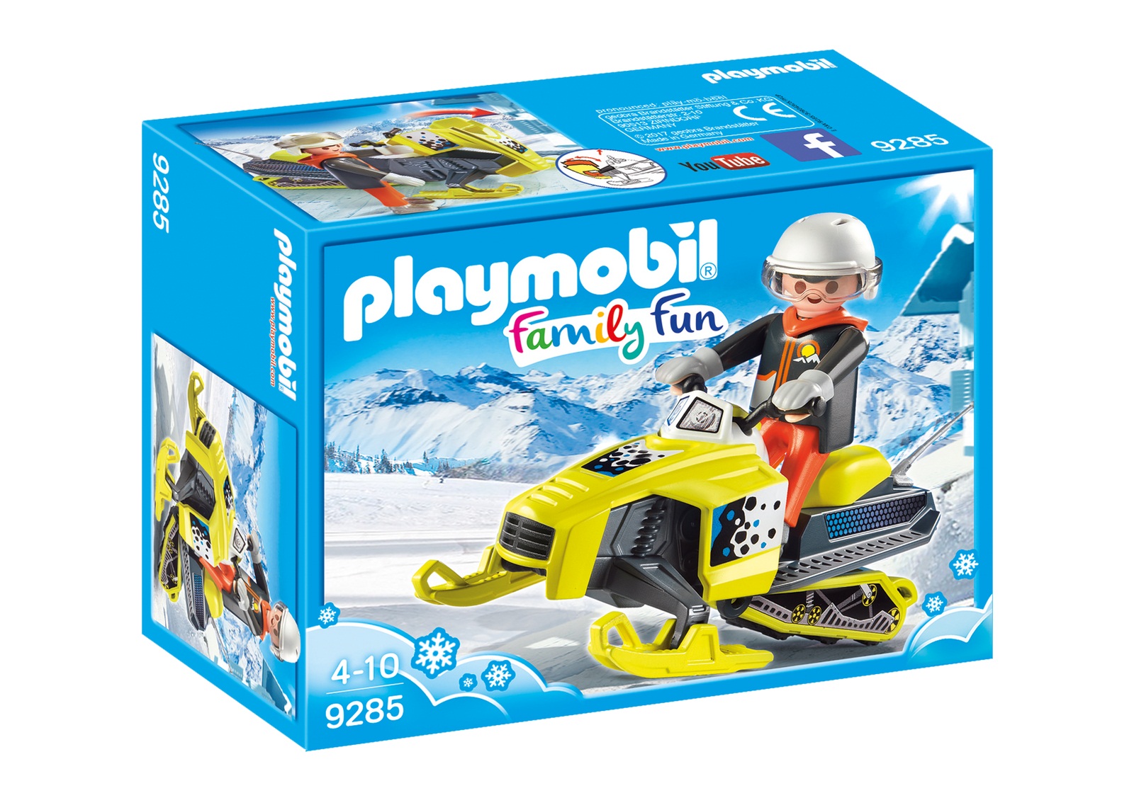 

Игровой набор из серии Зимние виды спорта - Сноумобиль