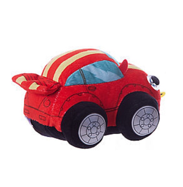Мягкая игрушка из серии Дразнюка-Биби Гоночная Машинка, 15 см, глазки светятся  