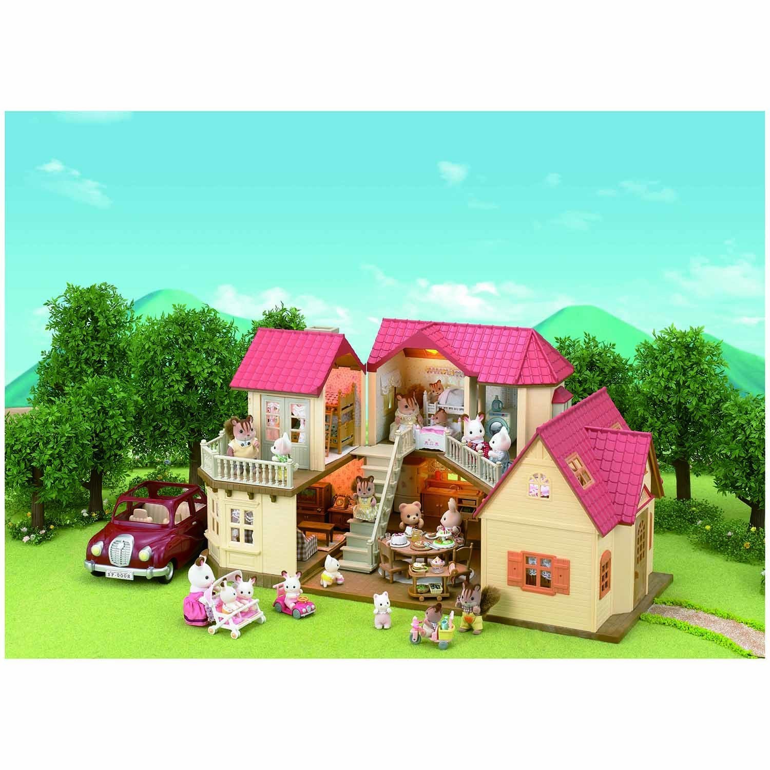 Sylvanian Families Набор Большой дом со светом  