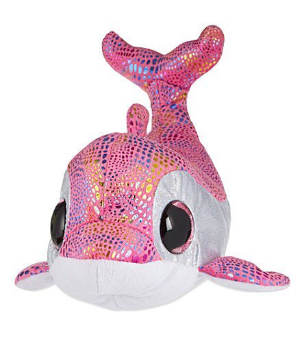 Мягкая игрушка из серии Beanie Boo's Дельфин Sparkles розовый, 15,24 см  