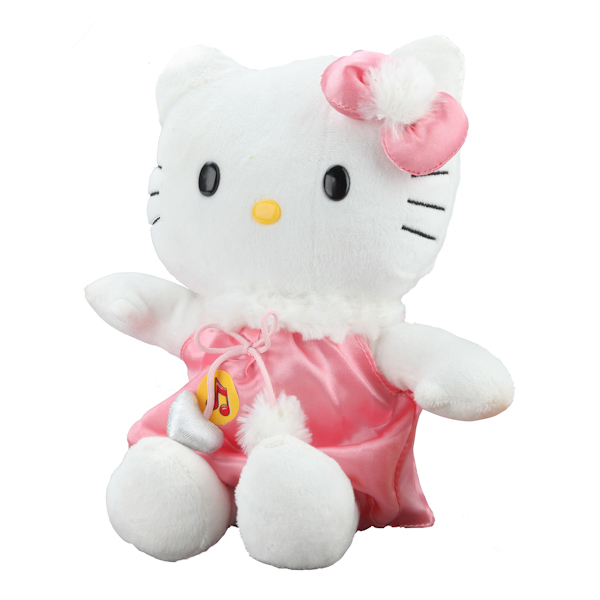 Озвученная мягкая игрушка Hello Kitty, 26 см  