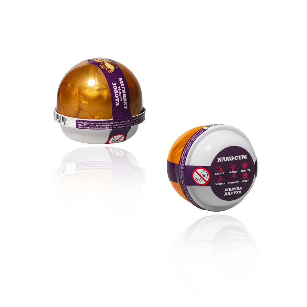 

Жвачка для рук - Nano gum, эффект золота, 25 грамм