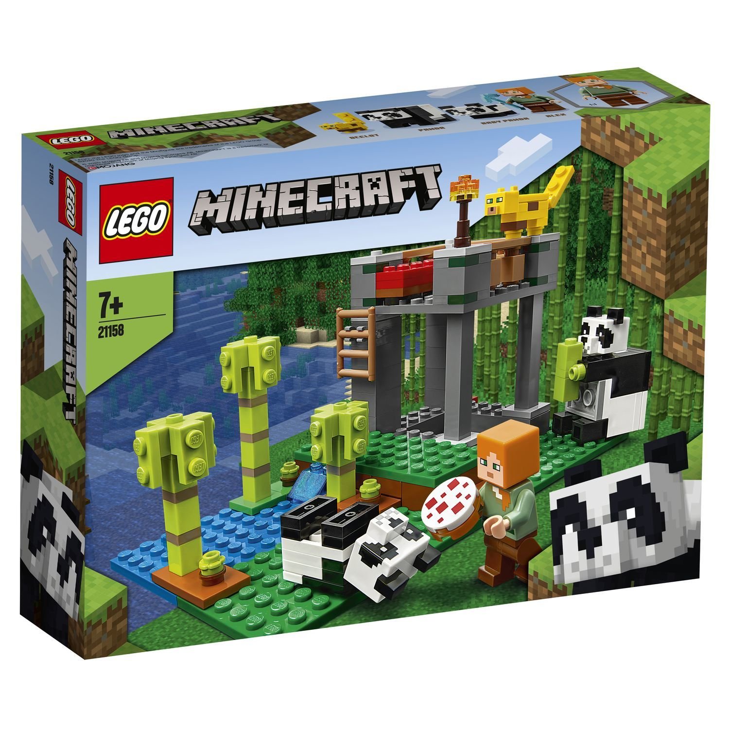 Конструктор Lego® Minecraft - Питомник панд  