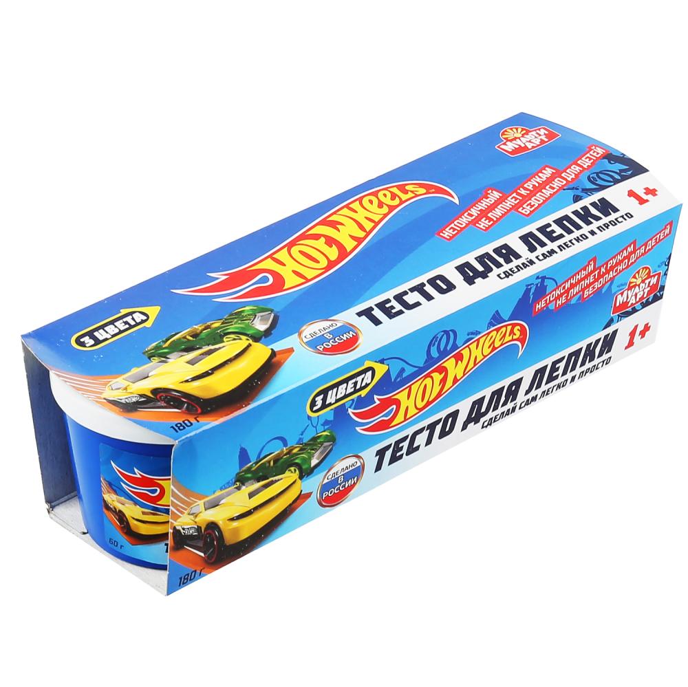 

Тесто для лепки - Hot Wheels, 3 цвета по 60 г