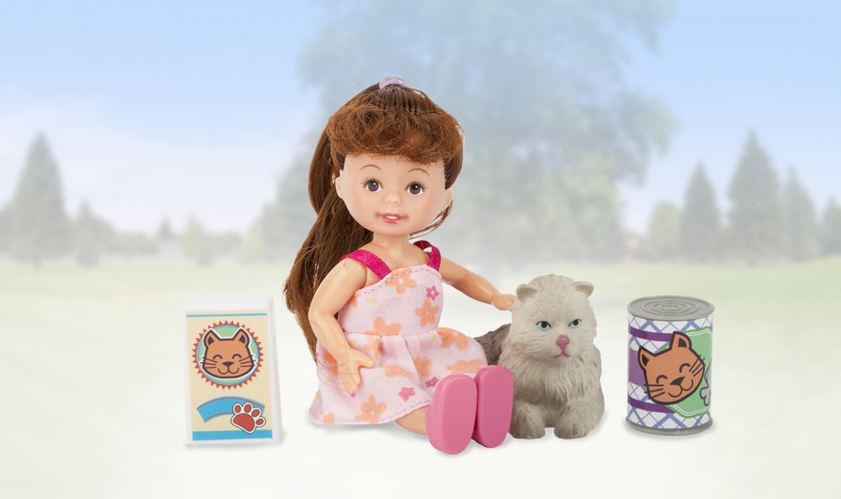 

Игровой набор - Paula с питомцем-котом