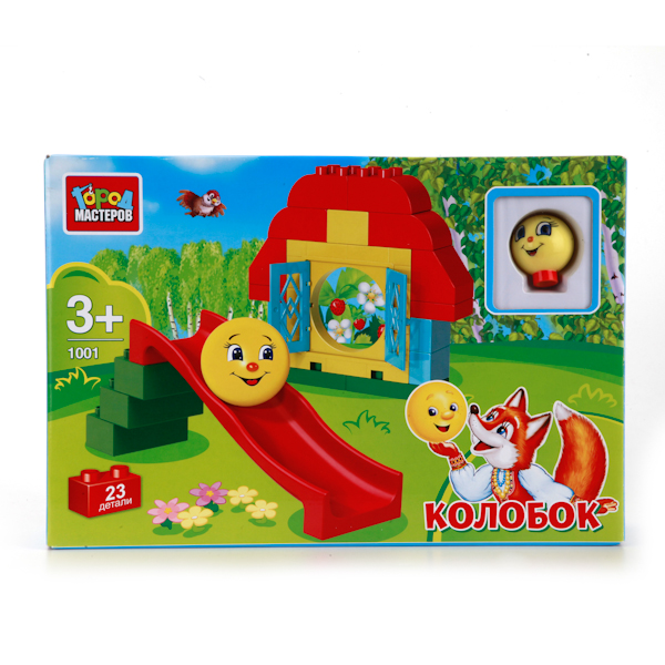 

Конструктор – Колобок, 23 детали