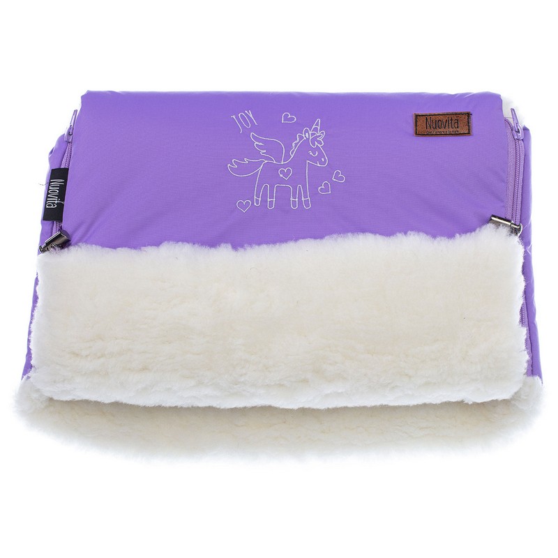 

Муфта меховая для коляски Nuovita Islanda Bianco Viola/Фиолетовый