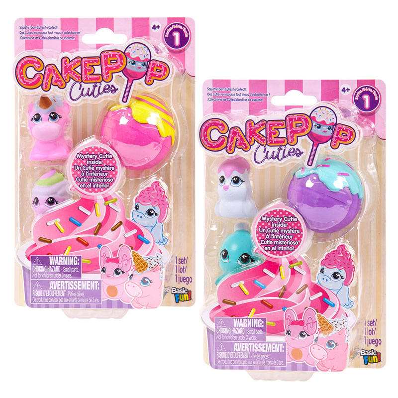 

Набор игрушек Cake Pop Cuties, 1 серия, 2 вида, 3 штуки в наборе