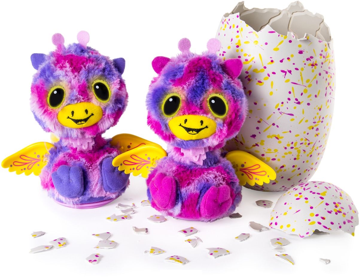 Игрушка Hatchimals сюрприз - Близнецы Жирафики, интерактивные питомцы, вылупляющиеся из яйца  