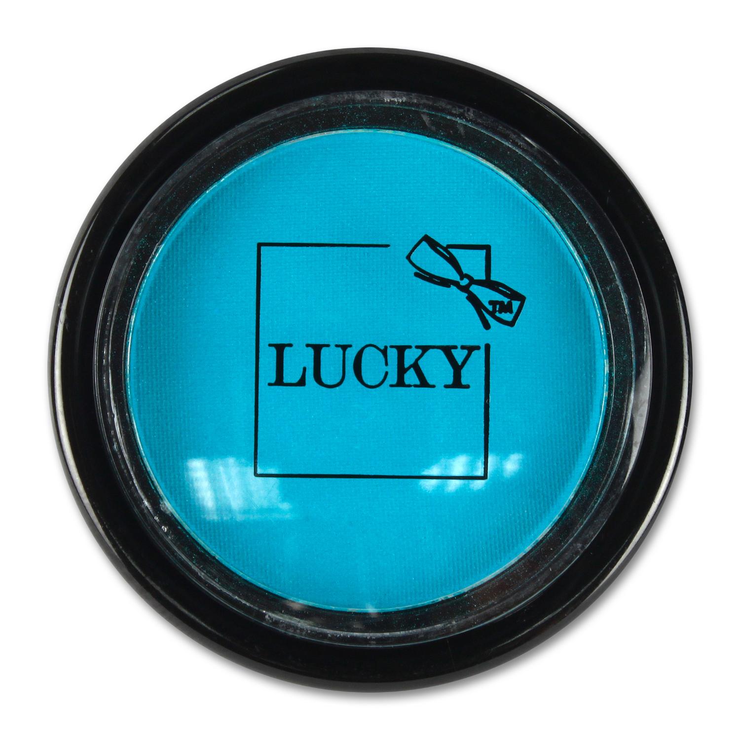 

Lucky пудра для волос, в наборе со спонжем, цвет: голубой, на блистере