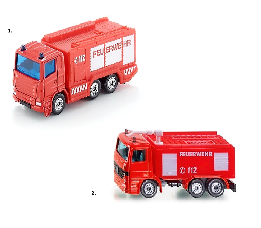 

Металлическая Пожарная машина, 1:87