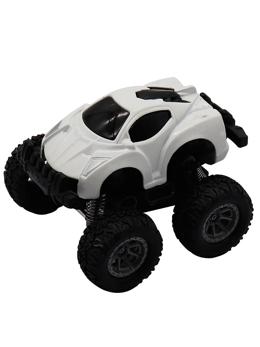 

Машинка-мини гоночная Die-Cast, фрикционная, рессоры, белая