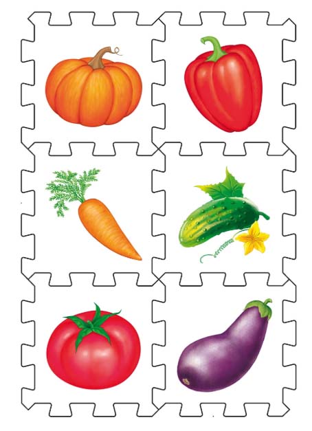 Кубик EVA - Овощи  
