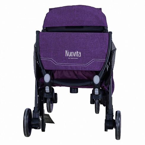 Прогулочная коляска Nuovita Giro Lux, Фиолетовый, Черный  