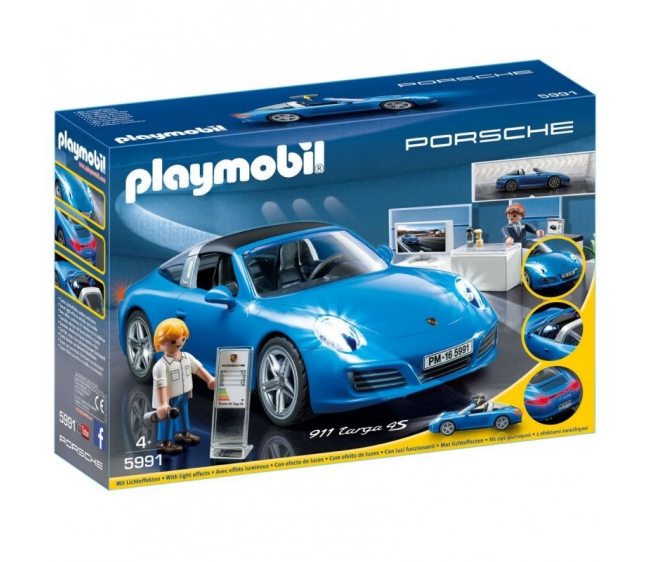 

Игровой набор из серии Лицензионные автомобили: Porsche 911 Targa 4S