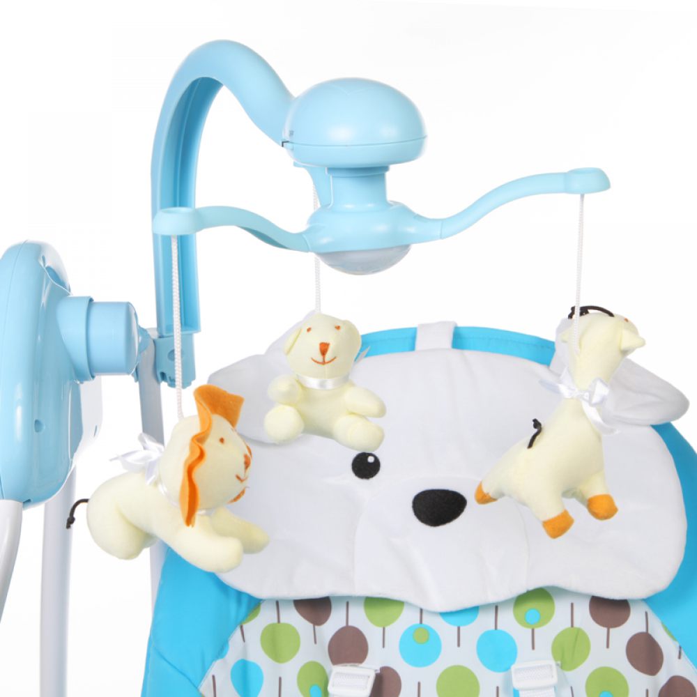 Электрокачели Baby Care Butterfly 2 в 1 с адаптером, Beige  