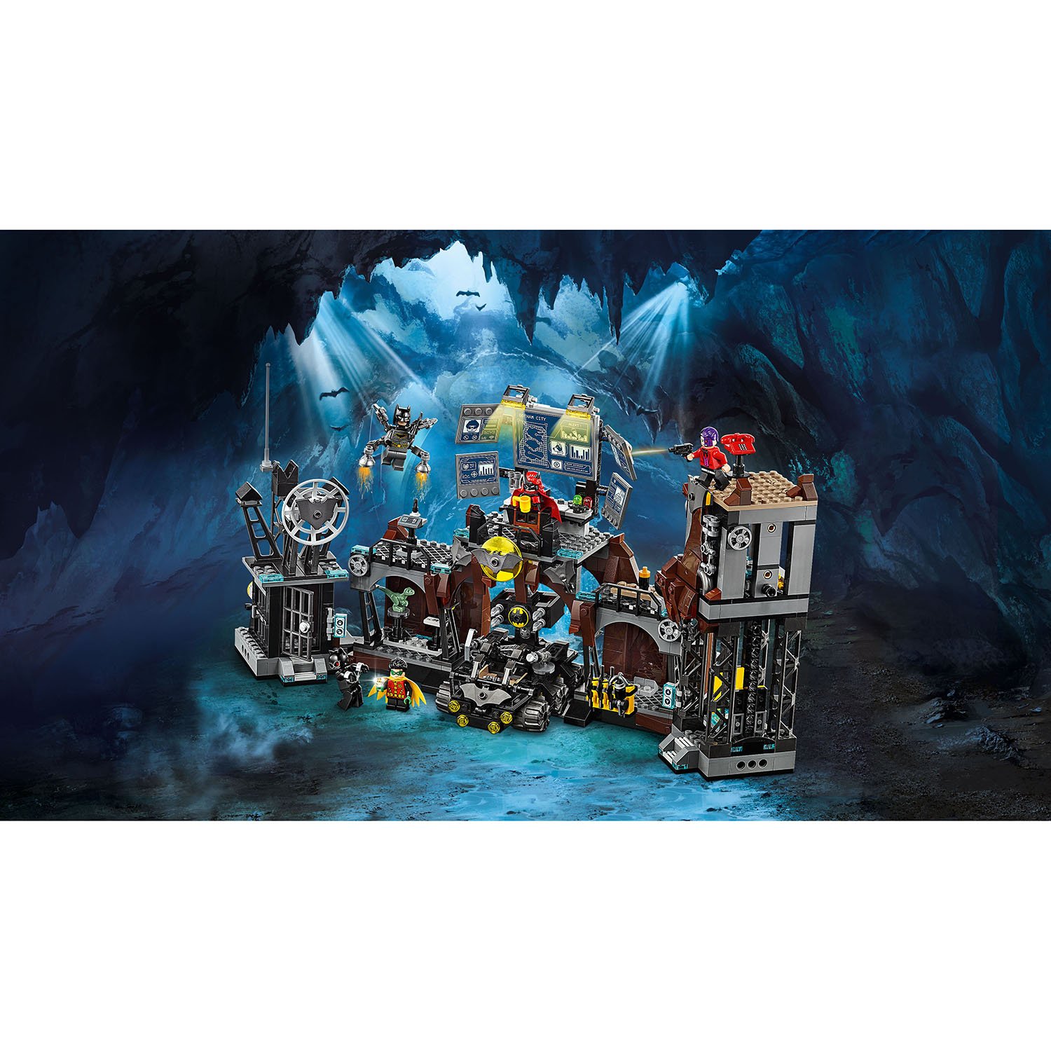 Конструктор Lego Супер Герои - Вторжение Глиноликого в бэт-пещеру  