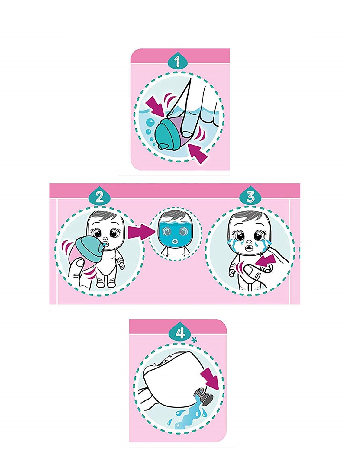 Плачущий младенец Crybabies Magic Tears в комплекте с домиком и аксессуарами  