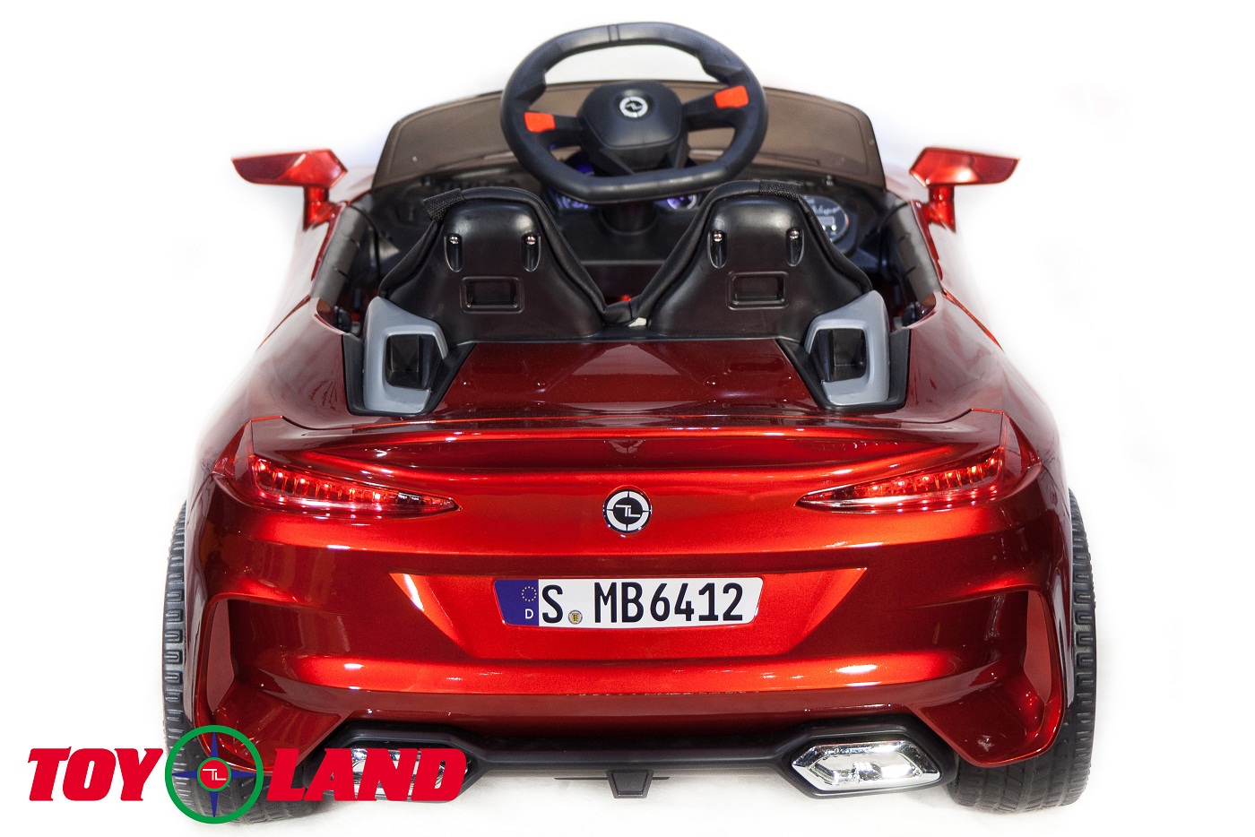 Электромобиль Mercedes Benz sport YBG6412, красный  