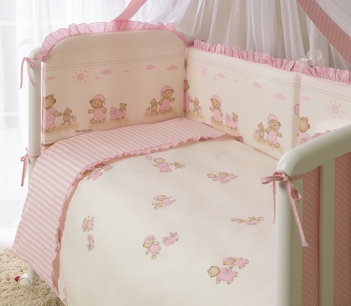 Комплект постельного белья Тиффани, розовый  