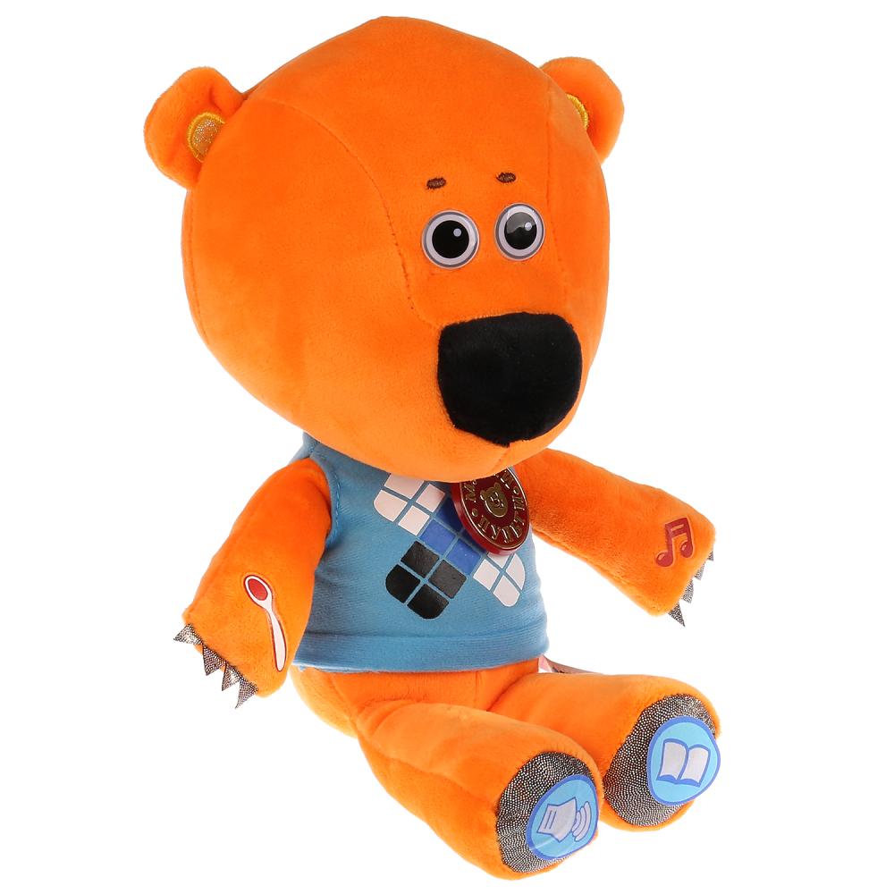Мягкая игрушка Медвежонок Кеша 30 см. из серии Ми-ми-мишки, кушает с ложечки  