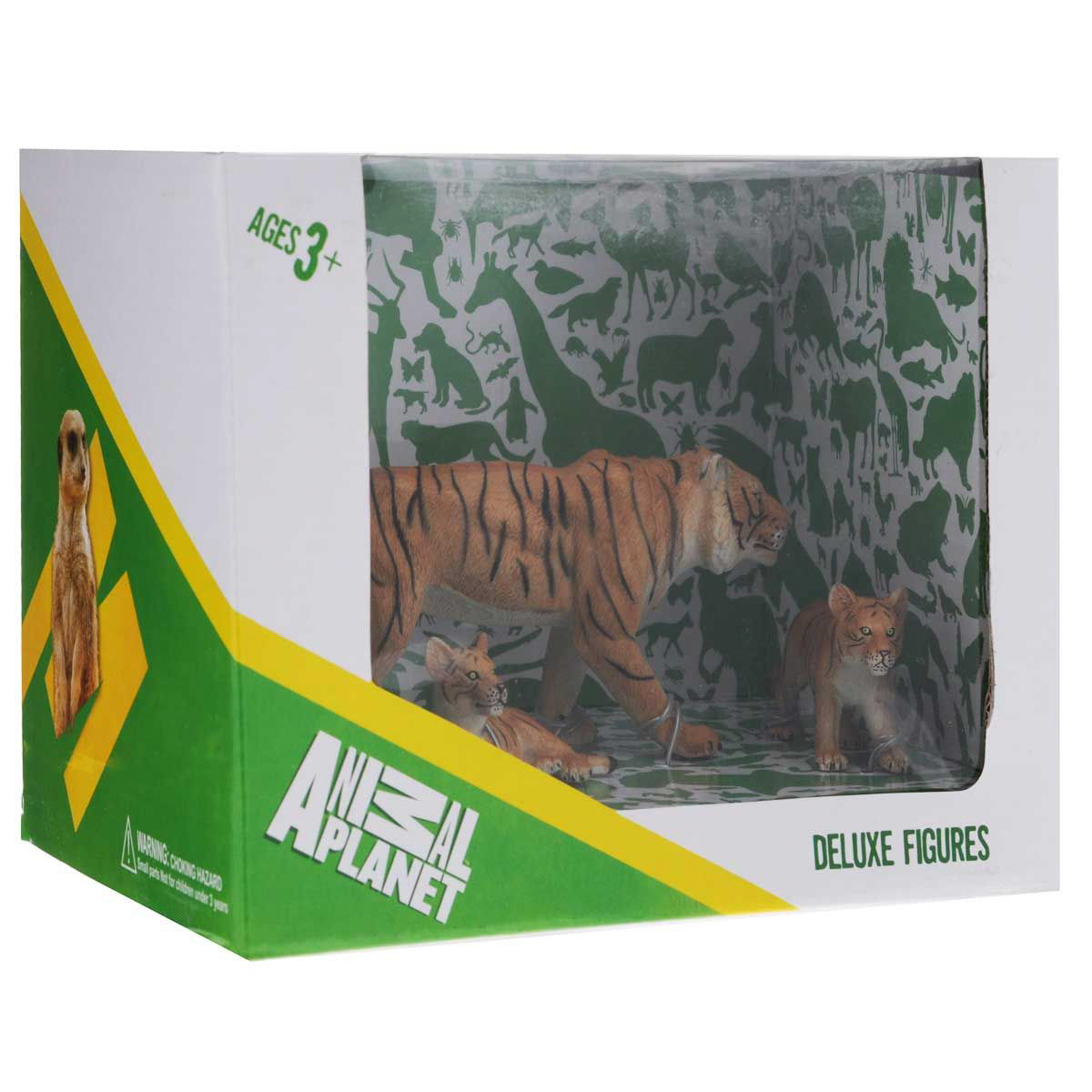 Набор Animal Planet - Тигр с тигрятами, малый  