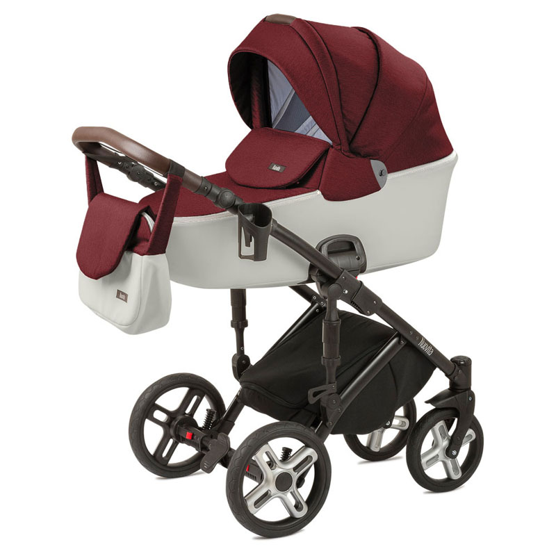 Детская коляска Nuovita Carro Sport 2 в 1, Granato Argenteo/Гранатово-серебристый  