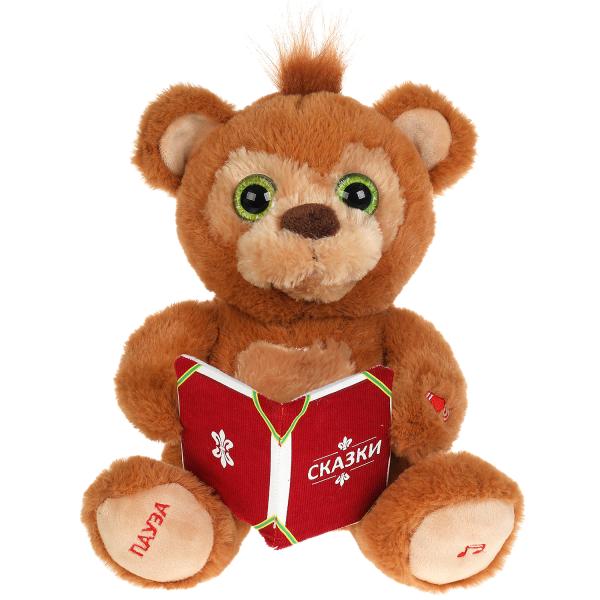 Игрушка мягкая интерактивная Мишка-сказочник Михалков С. стихи 5 сказок  