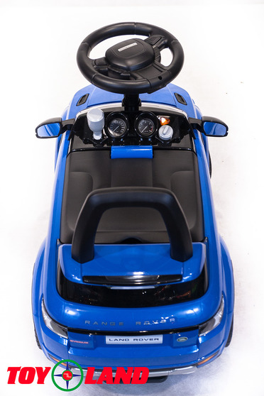 Машинка-каталка – Range Rover Evoque, синий, звук  