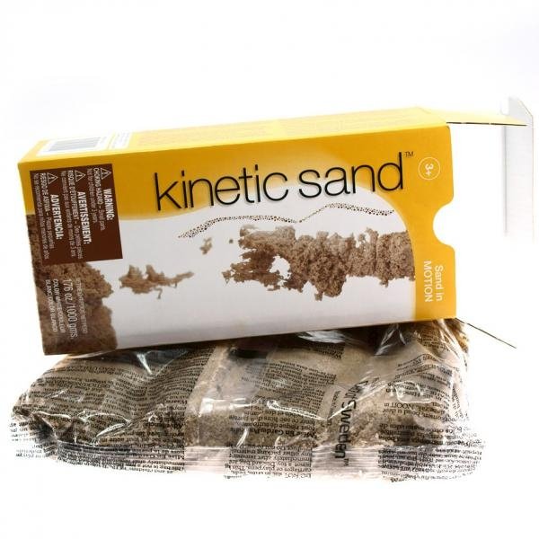 Кинетический песок коричневый Kinetic Sand 1 кг  