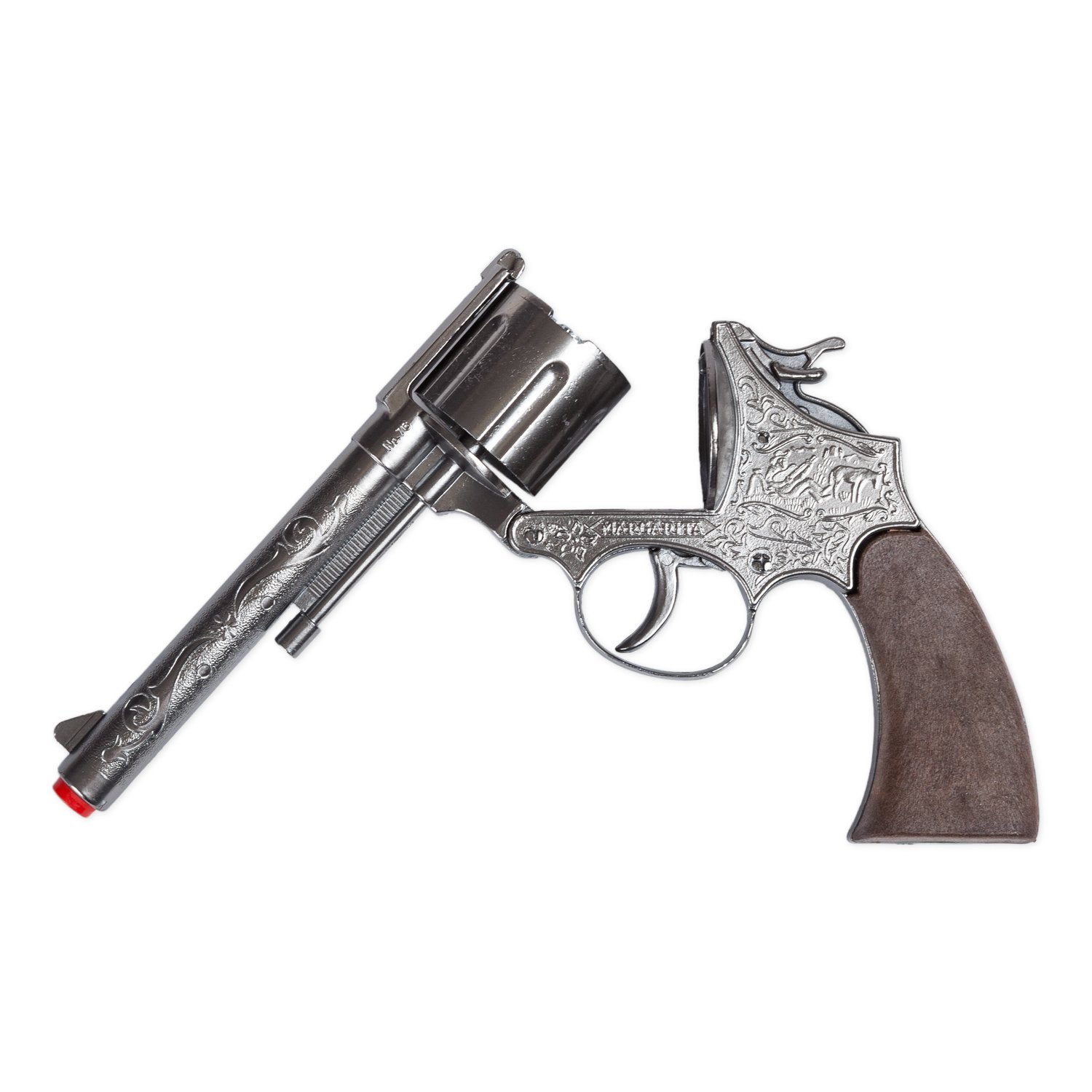 Ковбойский револьвер на 12 пистонов, металл  