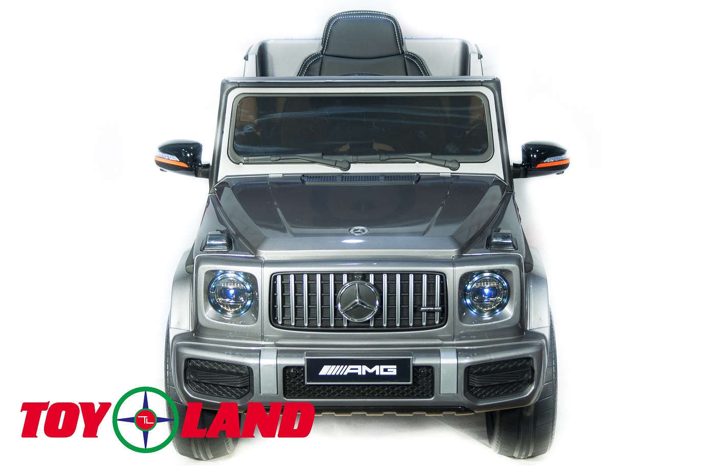 Электромобиль Mercedes-Benz G63 AMG серебряного цвета, ToyLand, bbh-0003 