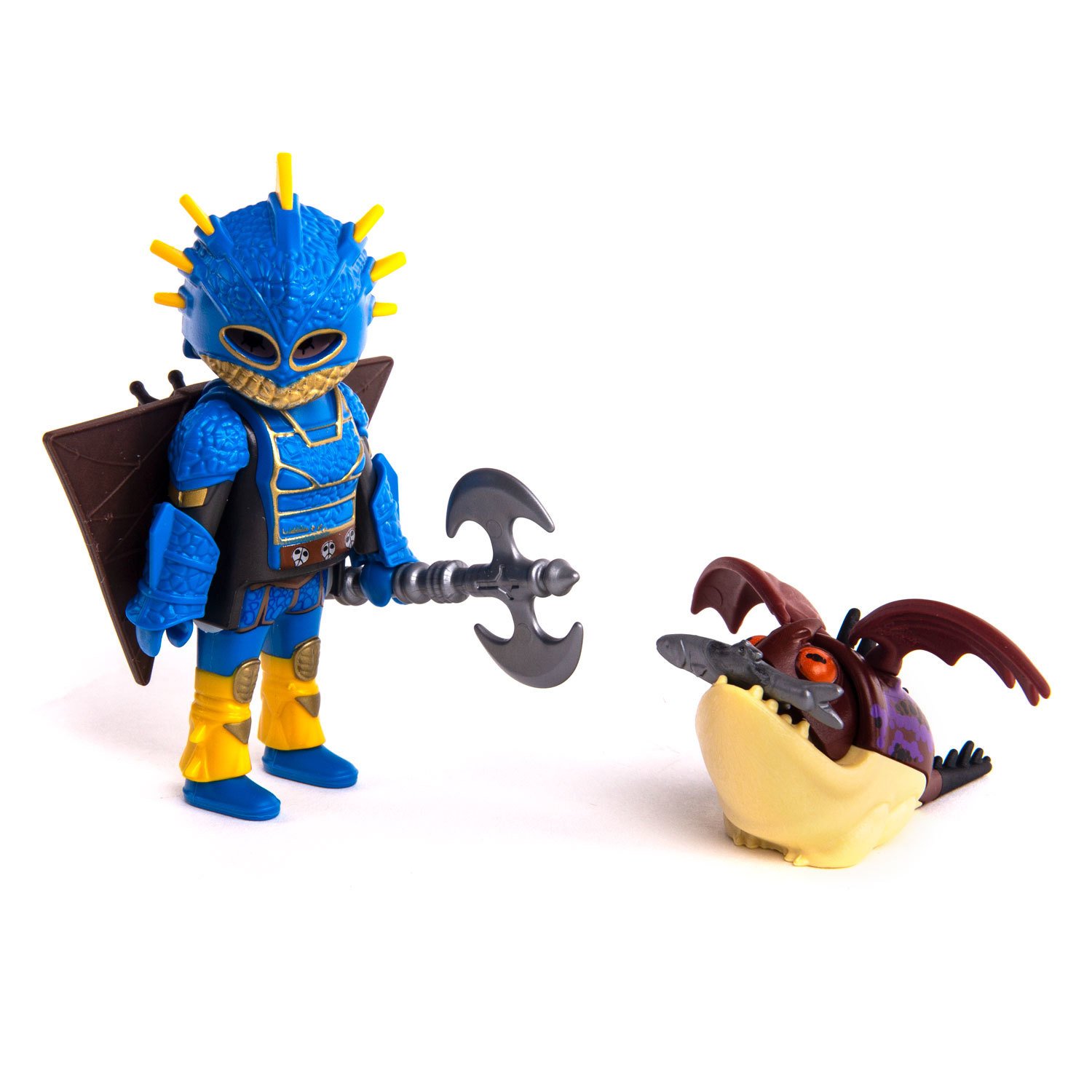 

Конструктор Playmobil. Драконы III: Астрид в летном костюме с Объедалой