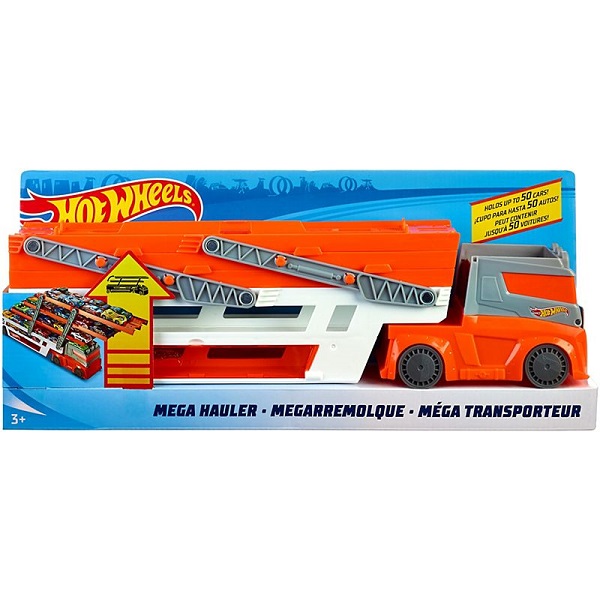 Мега-грузовик автовоз Hot Wheels Mattel, FTF68 