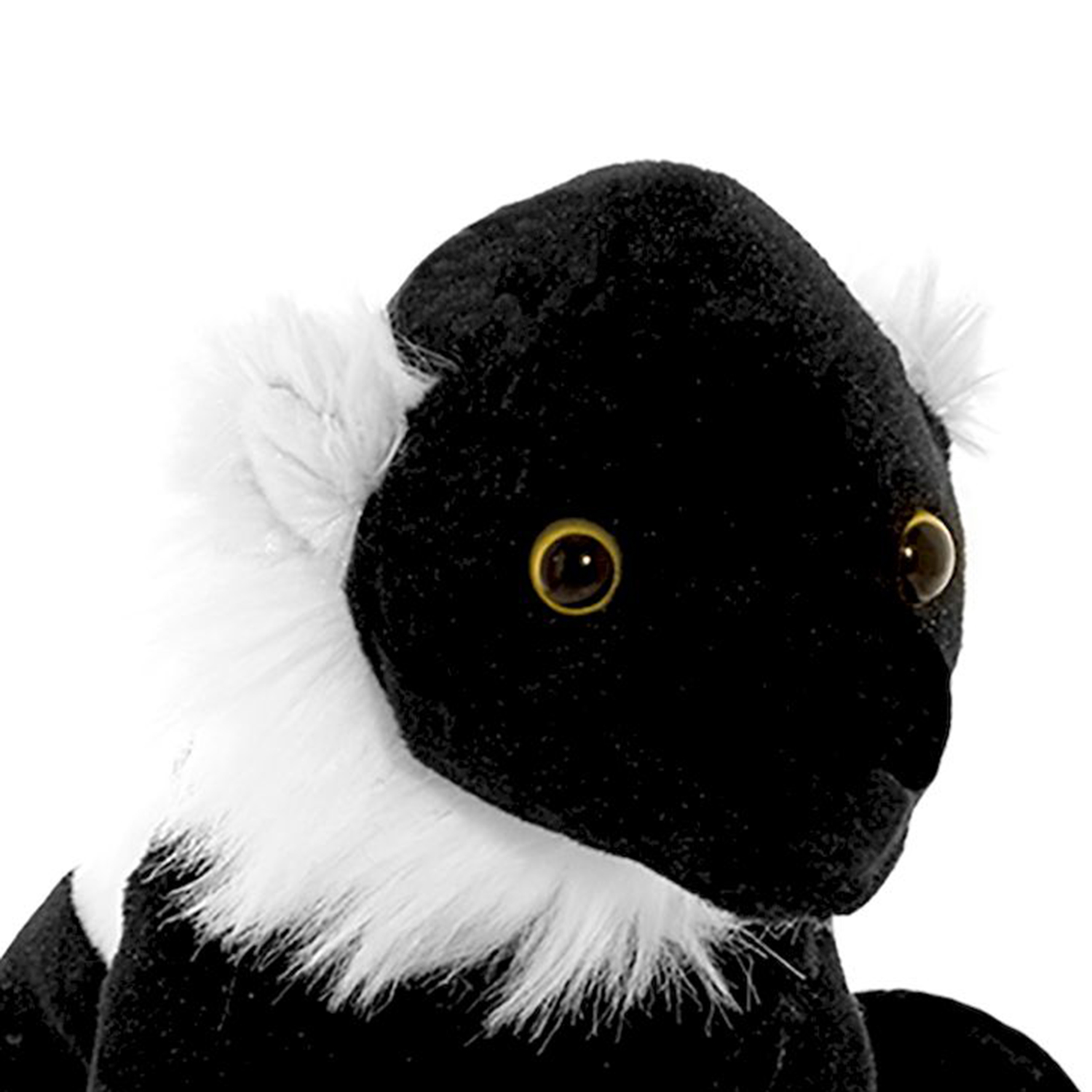 Мягкая игрушка - Черный лемур, 20 см  